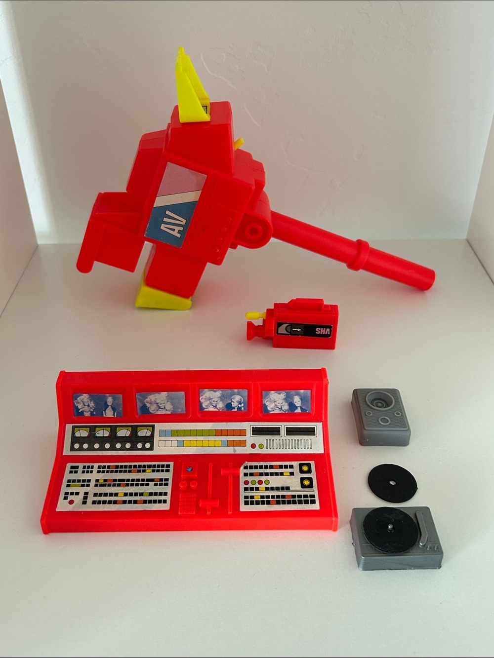 Vintage 1985 Arco Pop Star Barbie Fashion Doll Video Recording Studio Parts